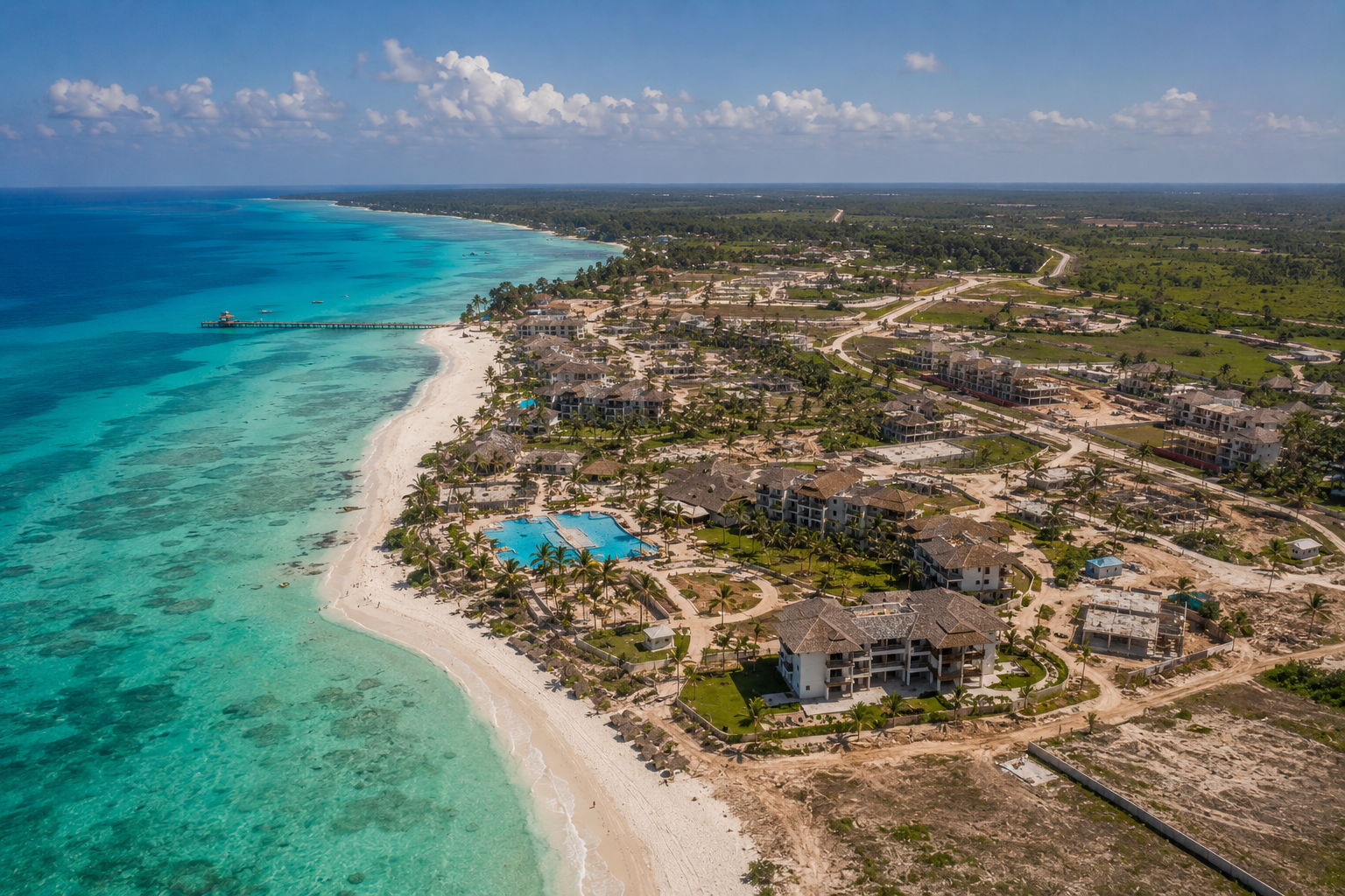 Topographical survey for luxury resort development in Nungwi Zanzibar